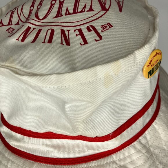 Vintage 90's Antique Person Bucket Hat Old Man Retired Novelty - Picture 7 of 11
